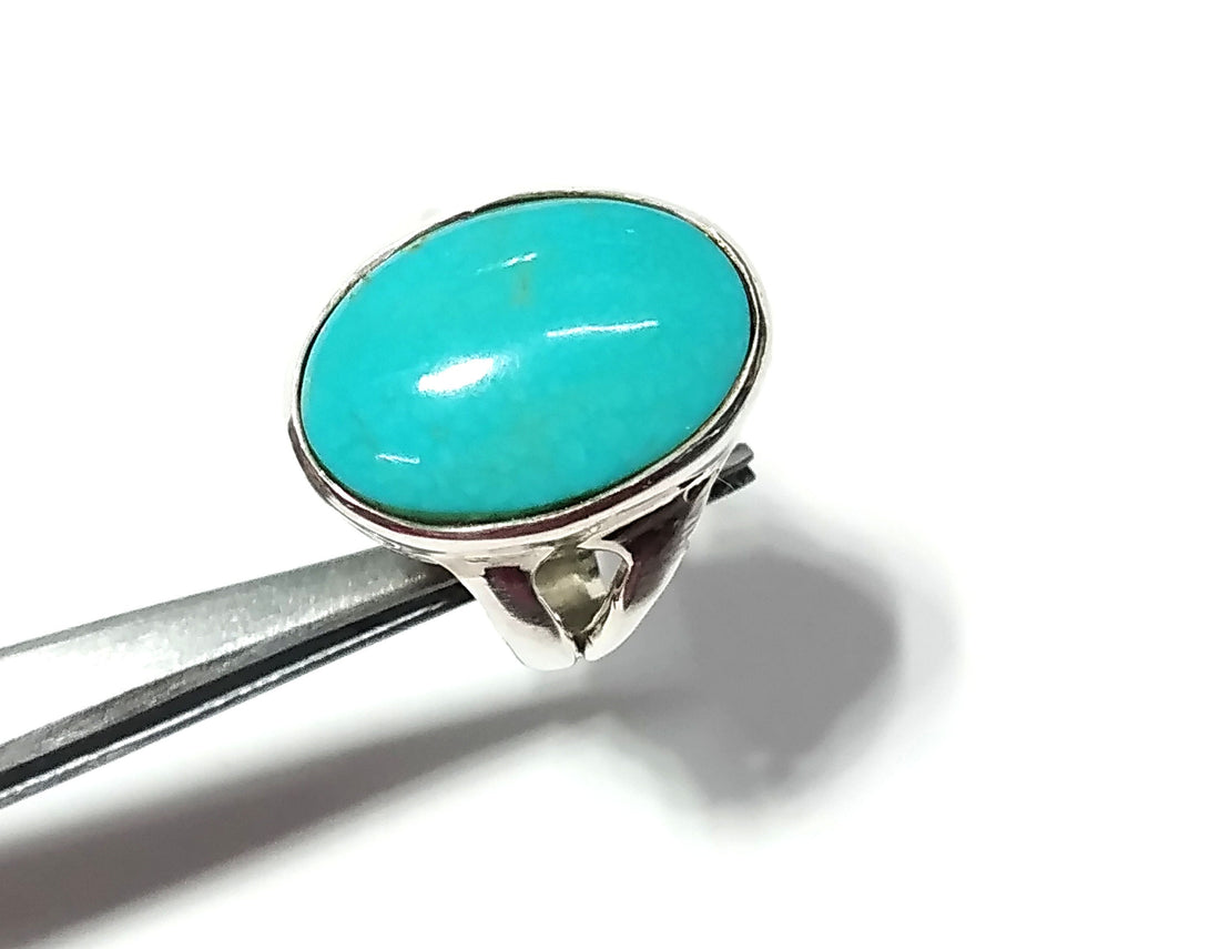 Natural Arizona Turquoise Gemstone Ring, 925 Starling Silver Ring, Nice Design Good Making Gift Ring, Turquoise Stone Ring, For Men & Women.