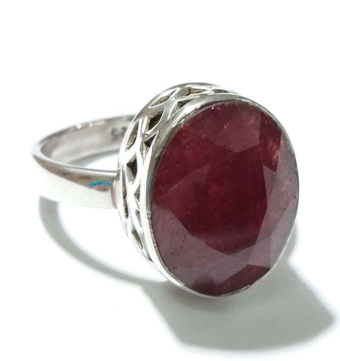Natural Gemstone Ruby Faceted Rings, 925 Starling Silver Ring, Very Beautiful Stylish Rings, Gift Item Anniversary & Wedding For Girls/Woman
