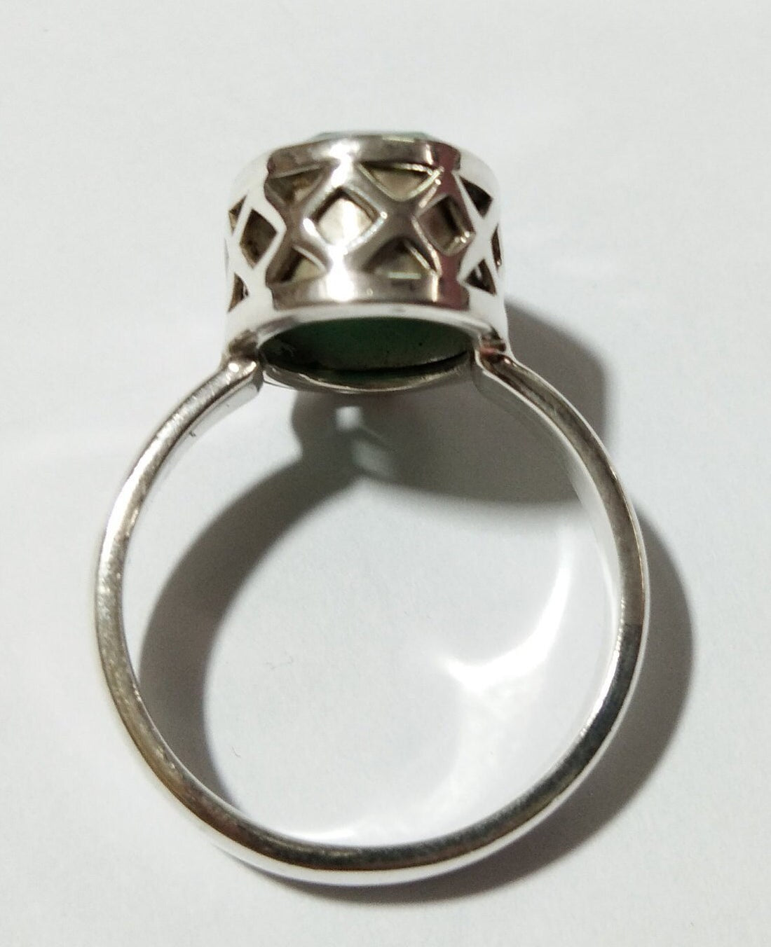 Natural Green Amethyst Ring, Solid 925 Starling Silver Rings, For Girls & Woman Rings, Gemstone Stylish Nice Making Silver Ring Jewelry