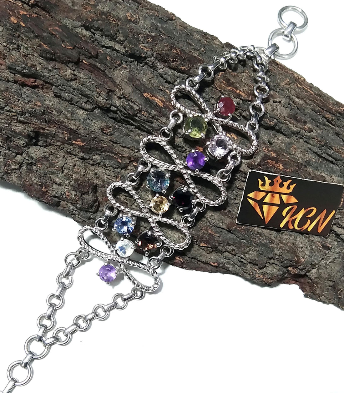 Bracelets ! All Natural Multi Gemstone Bracelet, 925 Sterling Silver Jewelry, Handmade Bracelet, Gemstone Jewelry For Girls & Women.