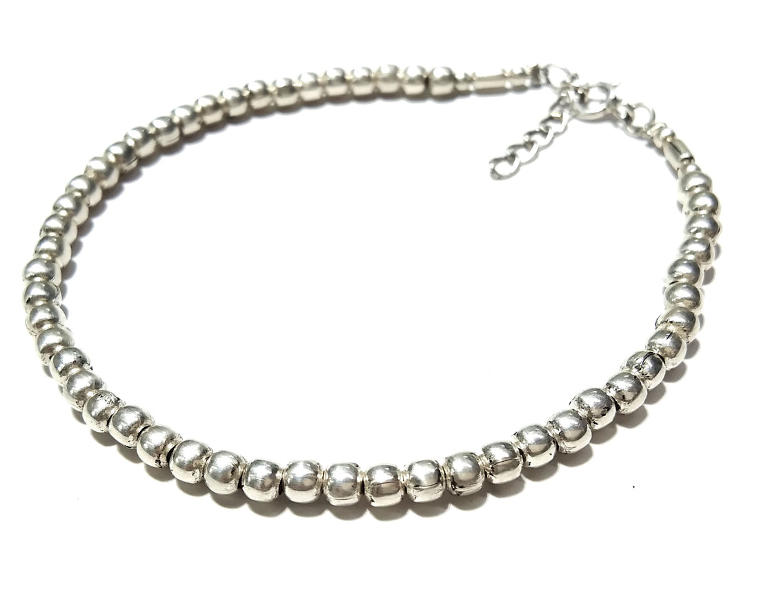 Solid 925 Sterling Silver Bracelet, 3mm Solid Sterling Silver Bracelet, Gift For Men/Women, Handmade Making Silver Bracelet Jewelry