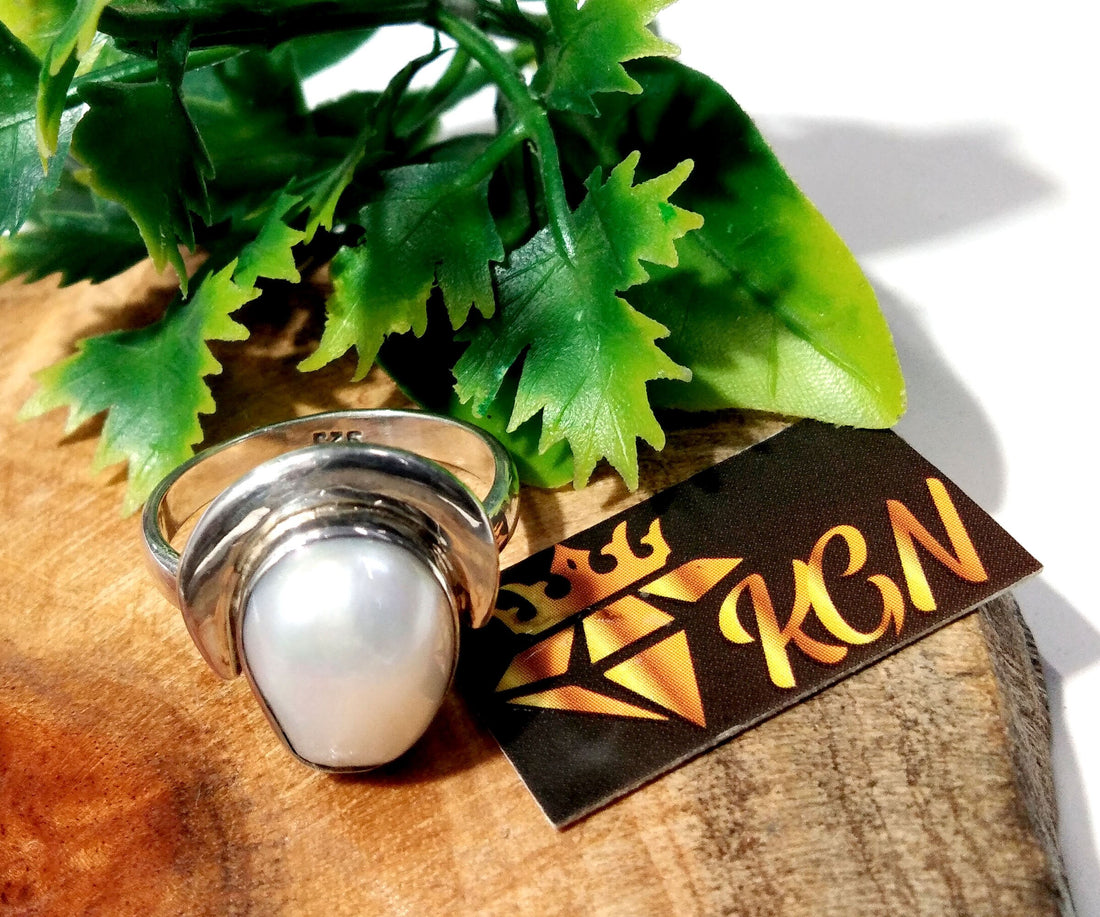 Amazing Design Good Making Ring, Natural Fresh Water Pearl Rings, With 925 Starling Silver Ring, Anniversary & Wedding Gift Ring For Women