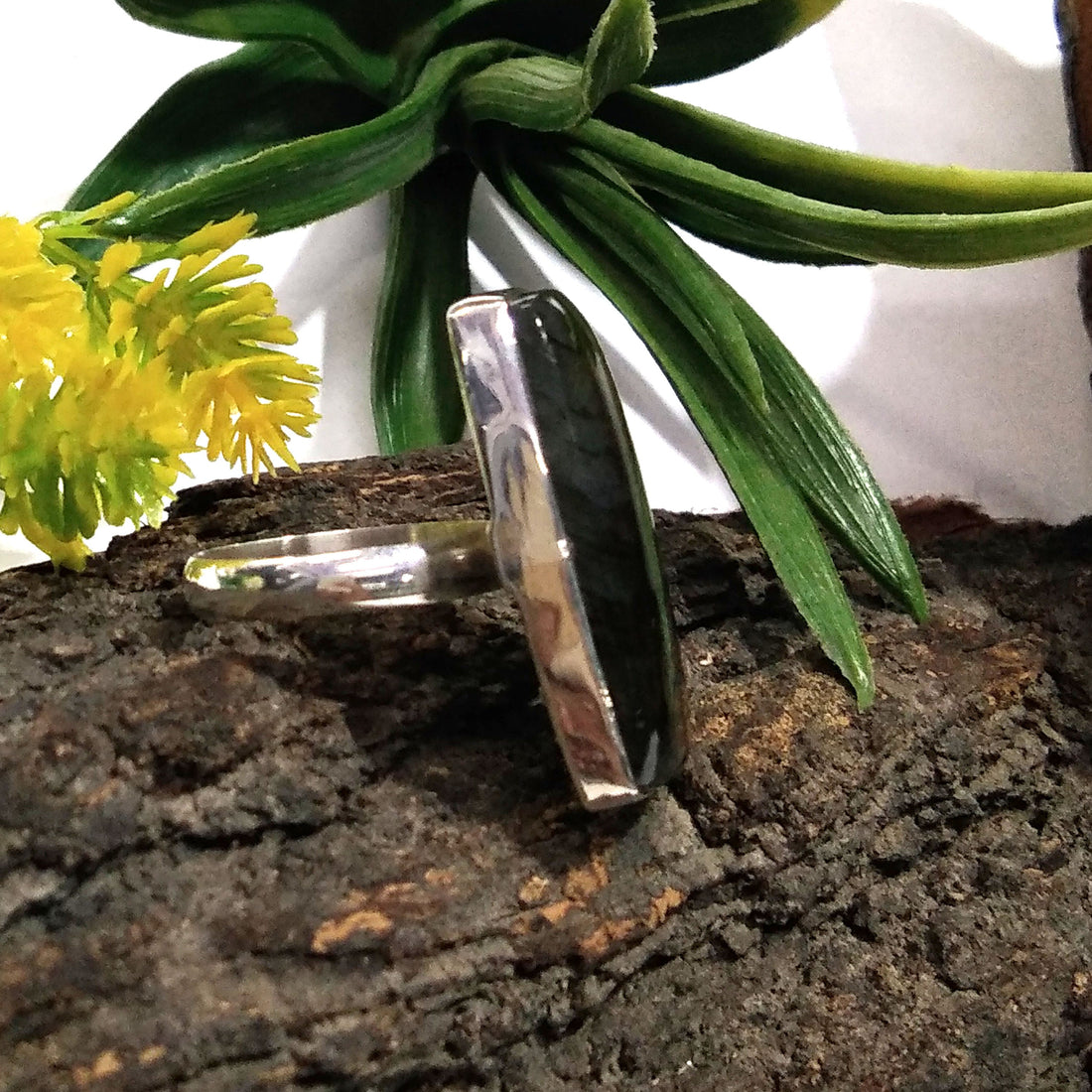 Natural Labradorite Purple Fire Gemstone Ring, Solid 925 Sterling Silver Ring, Labradorite Stone Size 29x18 mm Handmade Gift Ring Jewelry