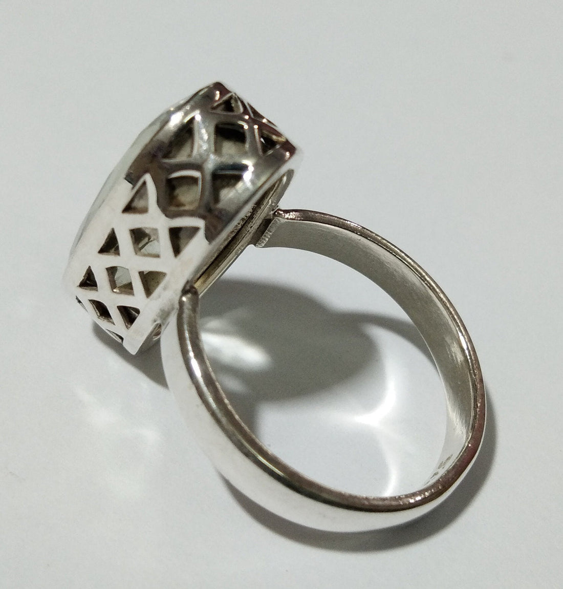 Natural Green Amethyst Ring, Solid 925 Starling Silver Rings, For Girls & Woman Rings, Gemstone Stylish Nice Making Silver Ring Jewelry