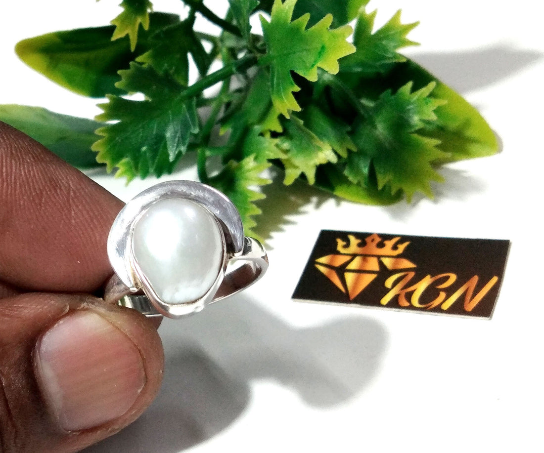 Amazing Design Good Making Ring, Natural Fresh Water Pearl Rings, With 925 Starling Silver Ring, Anniversary & Wedding Gift Ring For Women