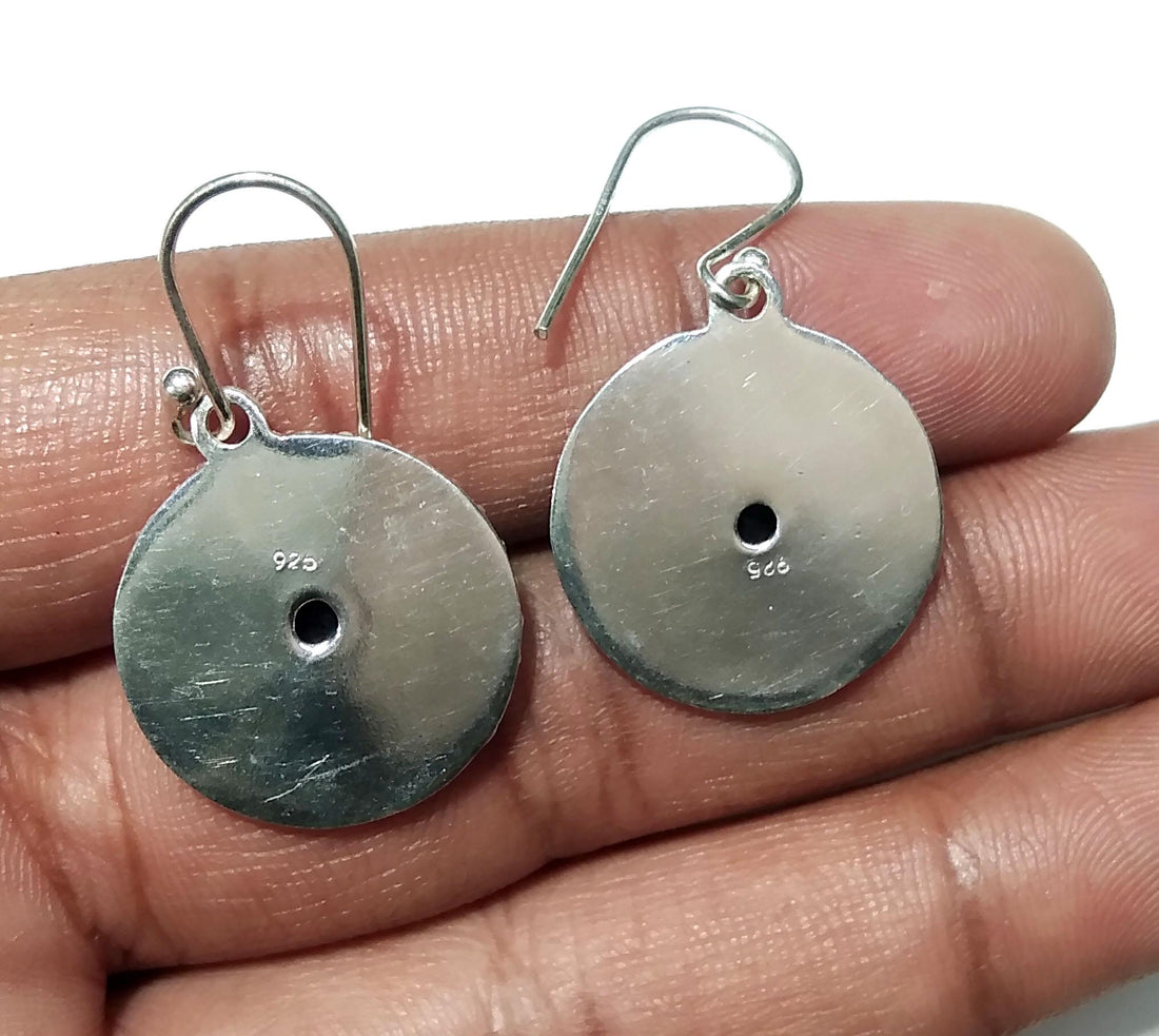 925 Starling Silver Earring, Very Beautiful Nice Earring, Fine Silver Earring, Natural Gemstone Amethyst Earring, For Girls & Women Earring.