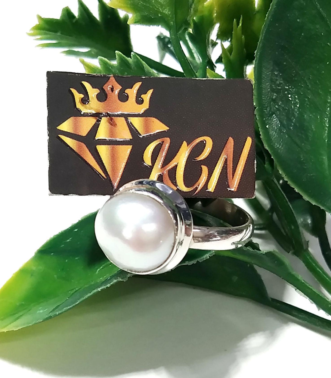 Natural Fresh Water Baroque Pearl Gemstone Ring, Solid 925 Sterling Silver Ring, Top Quality Pearl Stone Handmade Ring, Gift Christmas Ring