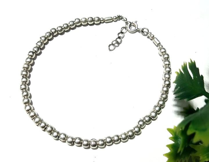 Solid 925 Sterling Silver Bracelet, 3mm Solid Sterling Silver Bracelet, Gift For Men/Women, Handmade Making Silver Bracelet Jewelry