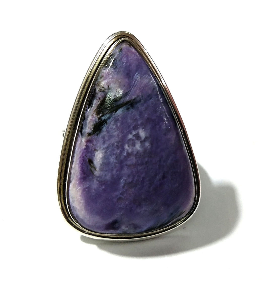 Charoite Gemstone Ring, 925 Starling Silver Ring, Handmade Making Silver Ring, Gemstone Silver Jewelry Gift Item For Wedding Etc.