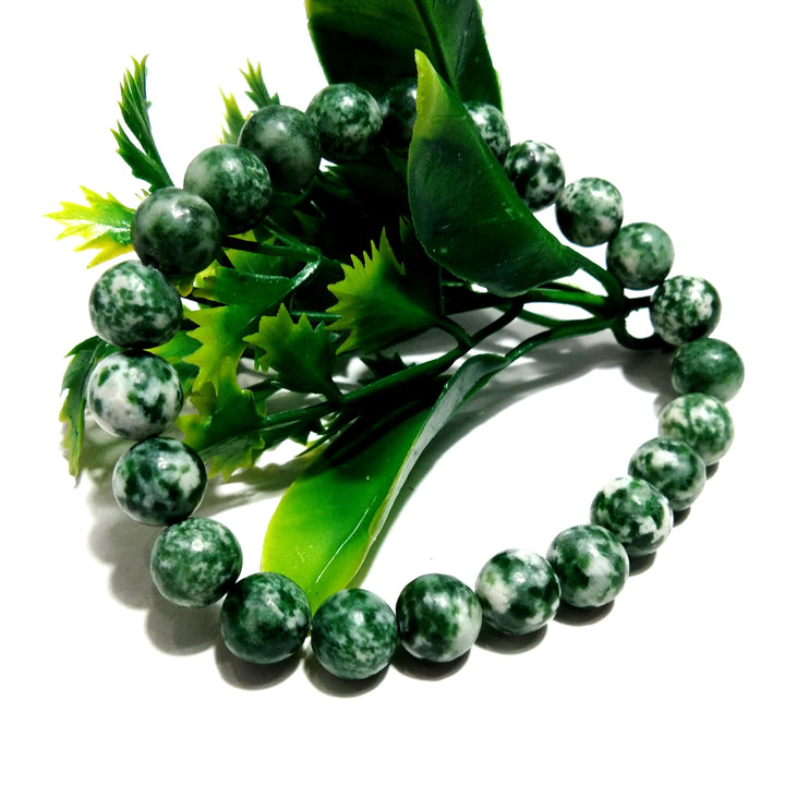 Tree Agate Bracelet Beads Stone, Natural Tree Agate Healing For Men & Women Round Bracelet, Stone Size 8x8 mm Gift Easter day Bracelet