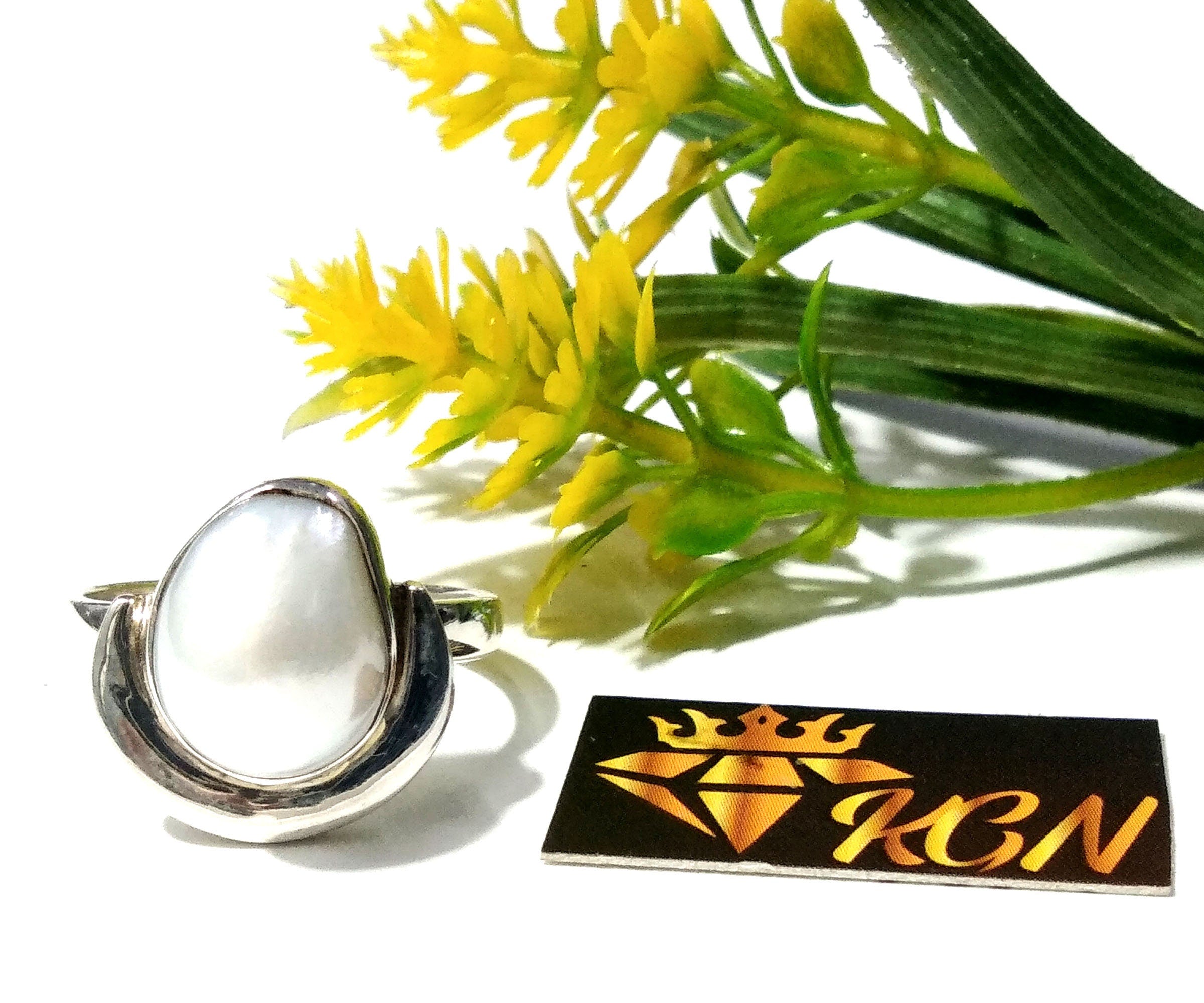 Amazing Design Good Making Ring, Natural Fresh Water Pearl Rings, With 925 Starling Silver Ring, Anniversary & Wedding Gift Ring For Women