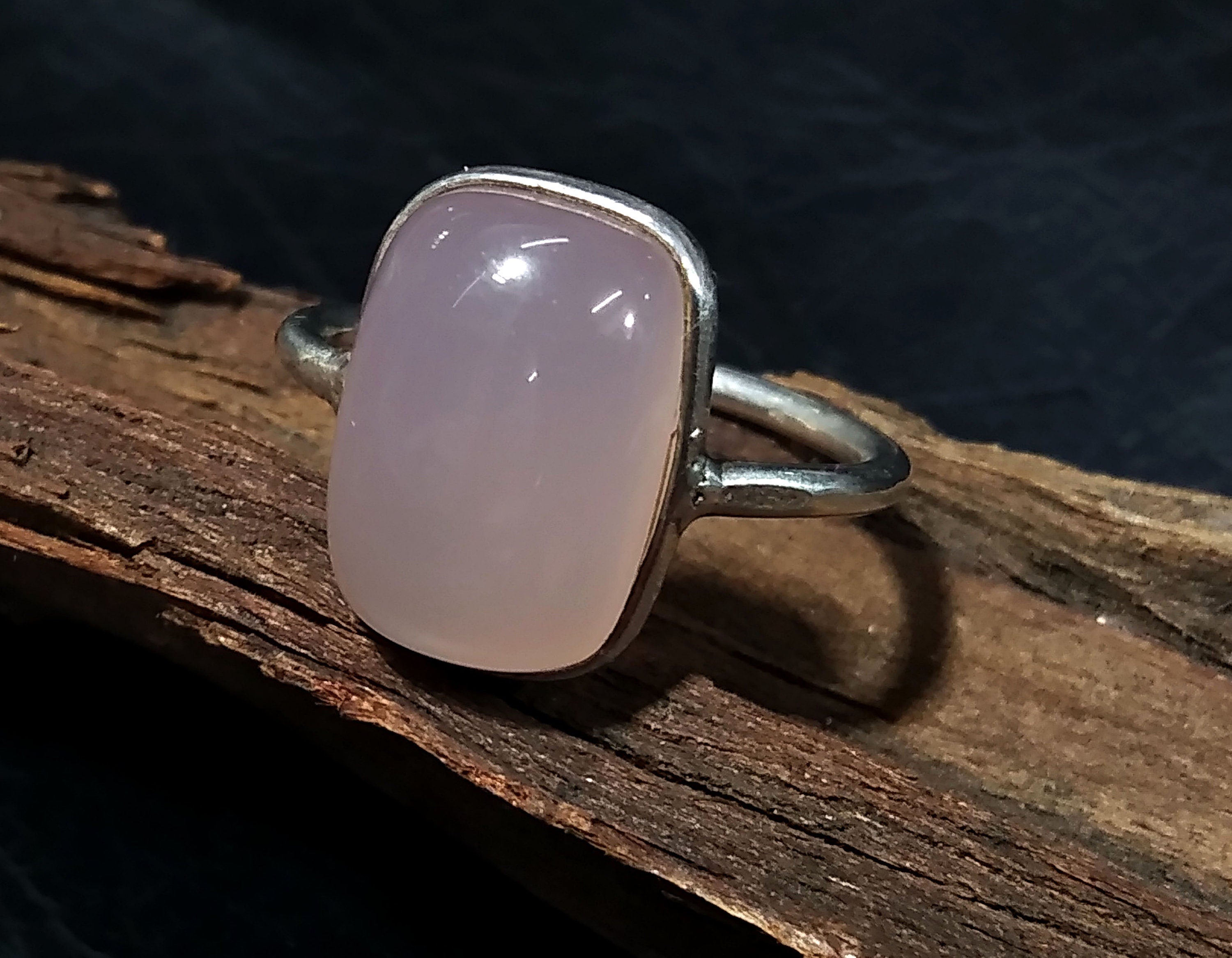 Natural Rose Quartz  Gemstone Ring, 925 Sterling Silver Ring, Beautiful Rose Quartz Stone Size 14x10mm Handmade Statement Gift Birthday Ring
