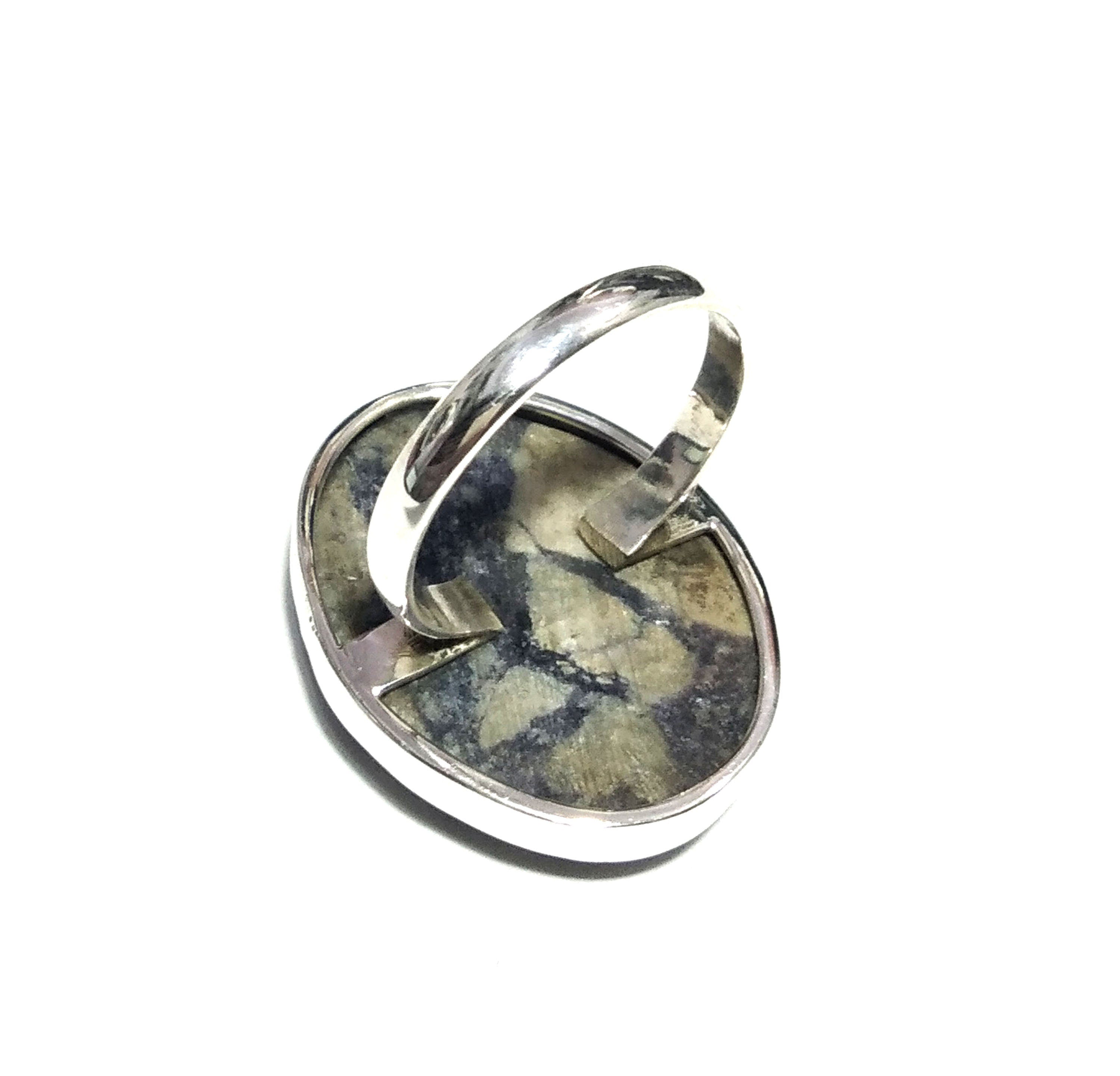 Natural Tiffany Jasper Gemstone Ring, Solid 925 Sterling Silver Ring, Amazing Jasper Stone Size 28x21 mm Handmade Gift Mother’s day Ring
