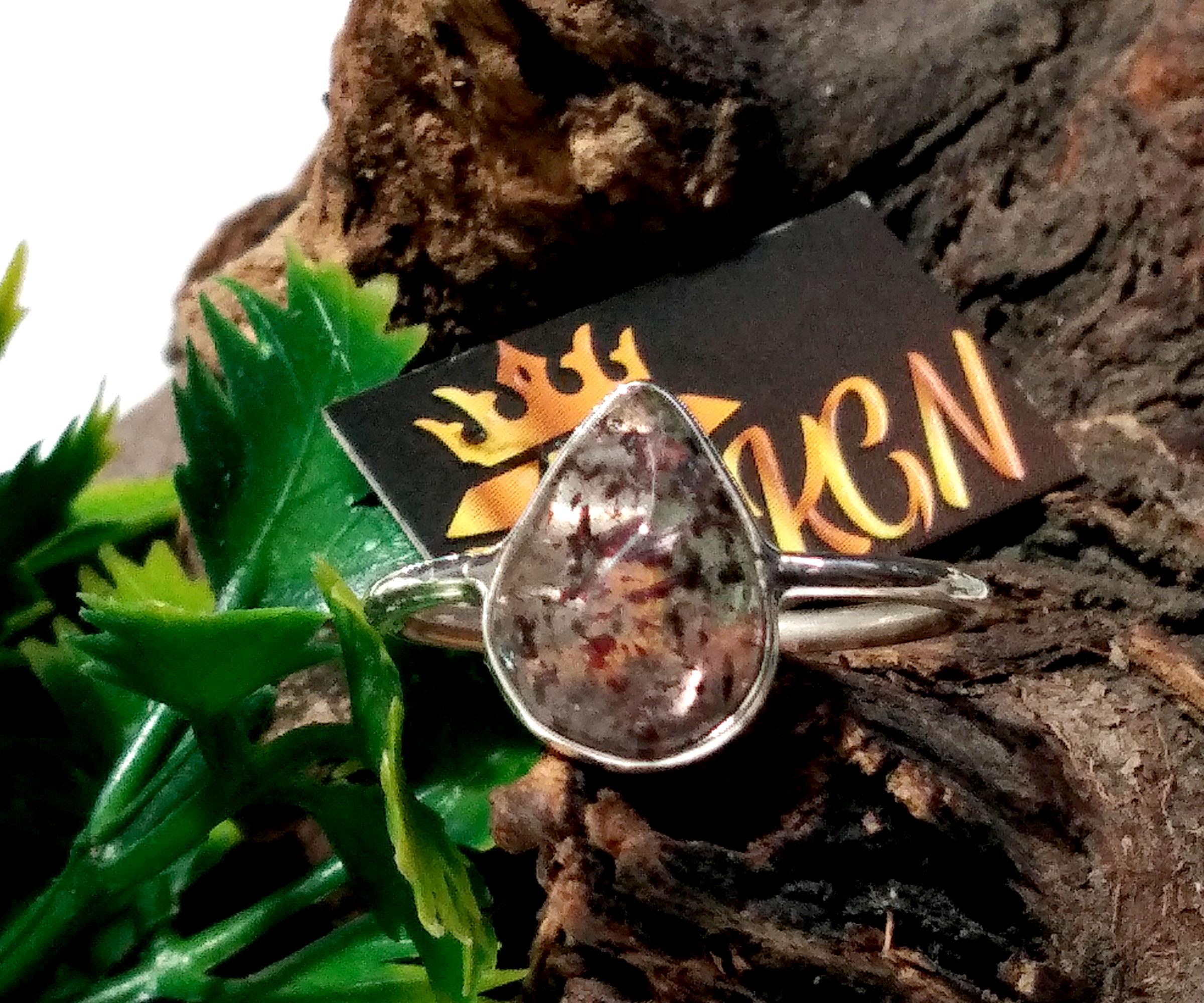 Natural Super Seven Gemstone Rings, 925 Sterling Silver Ring, Very Beautiful Super Seven Crystal Ring, Statement Ring, Gift Birthday Ring