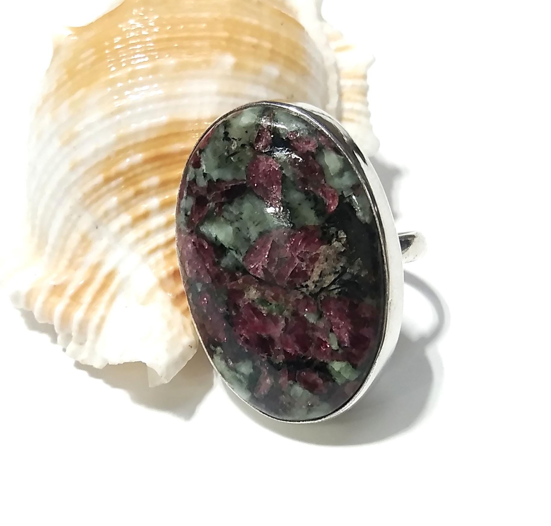 Natural Edulite Gemstone Ring, 925 Solid Sterling Silver Ring, Top Edulite Stone Size 30x20 mm Handmade Silver Ring, Gift Mother’s day Ring