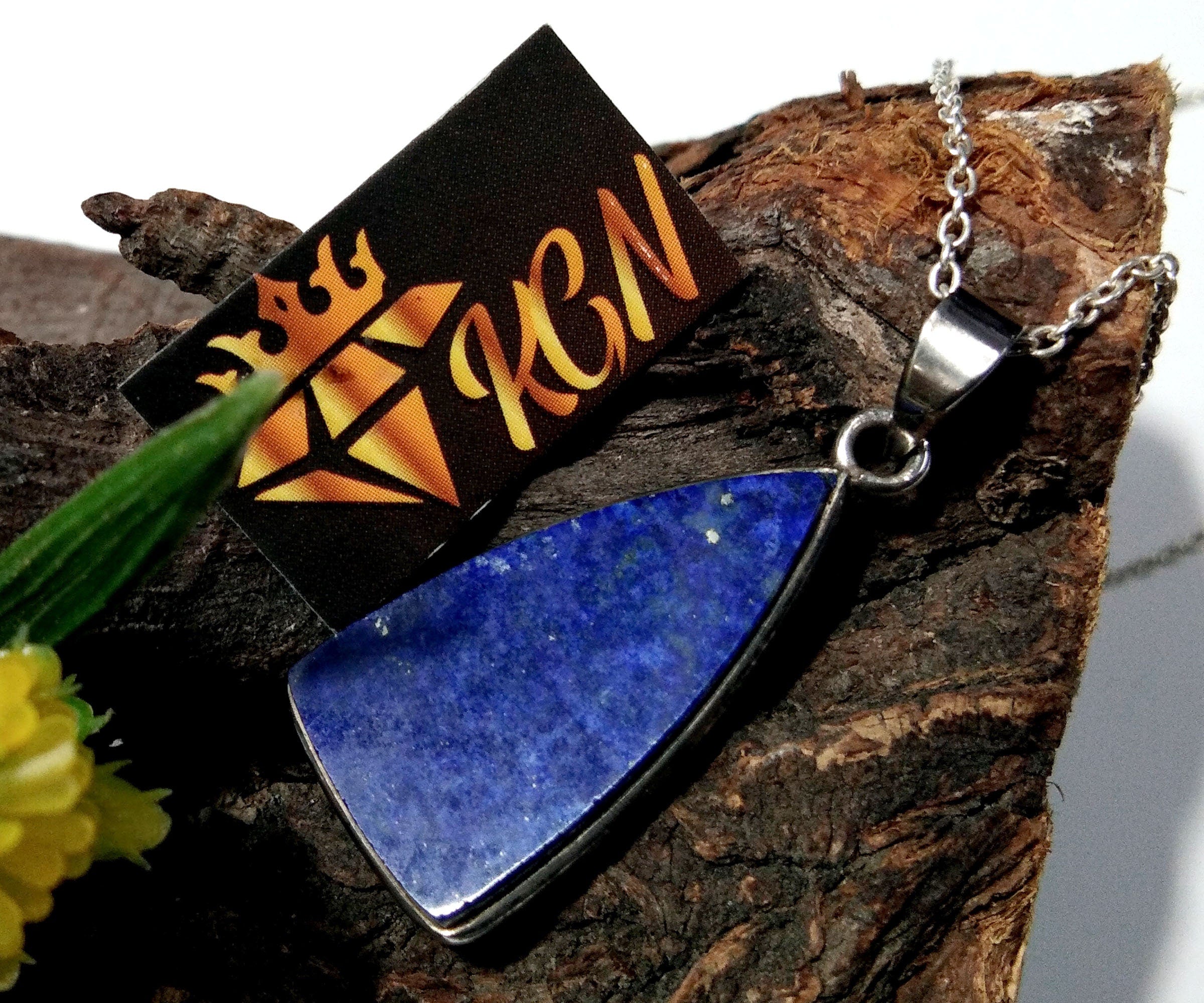 Natural Gemstone Lapis Lazuli Pendant, 925 Sterling Silver Pendant, Very Beautiful Lapis Lazuli Pendant, Handmade Making Jewelry For Women