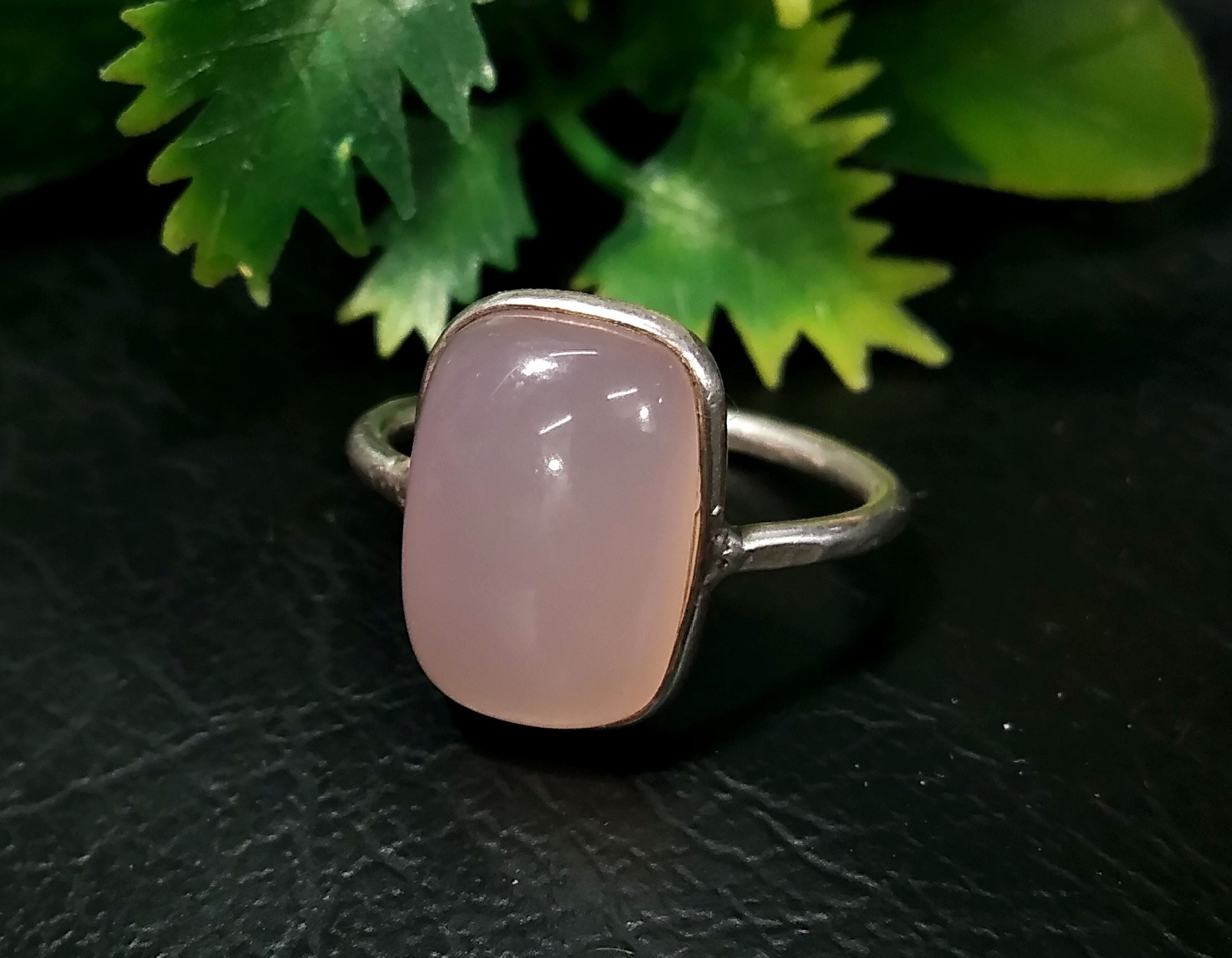 Natural Rose Quartz  Gemstone Ring, 925 Sterling Silver Ring, Beautiful Rose Quartz Stone Size 14x10mm Handmade Statement Gift Birthday Ring