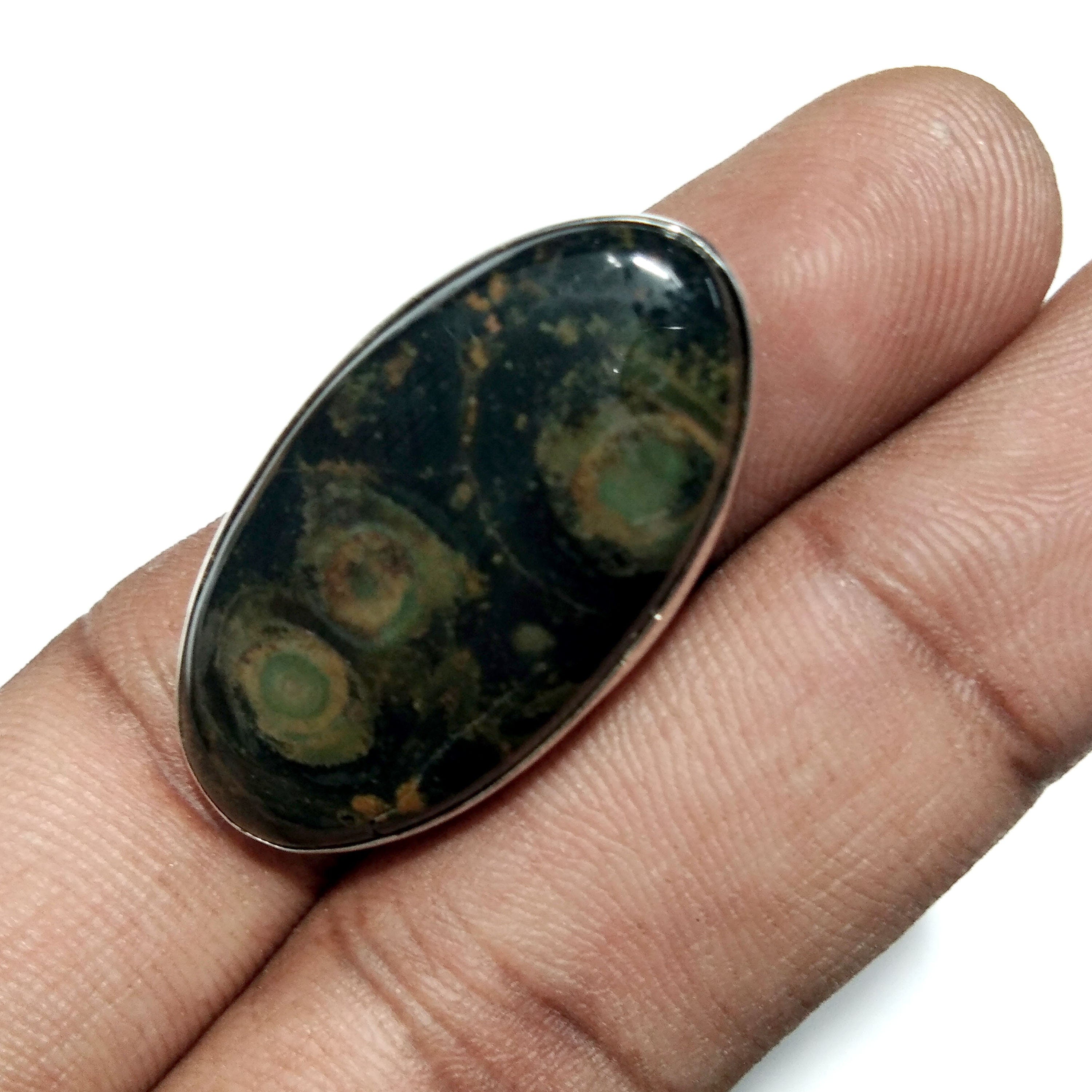 Natural Star Galaxy Jasper Gemstone Ring, 925 Solid Starling Silver Ring, Star Galaxy Stone Size 33x17 mm Handmade Ring, Gift Birthday Ring