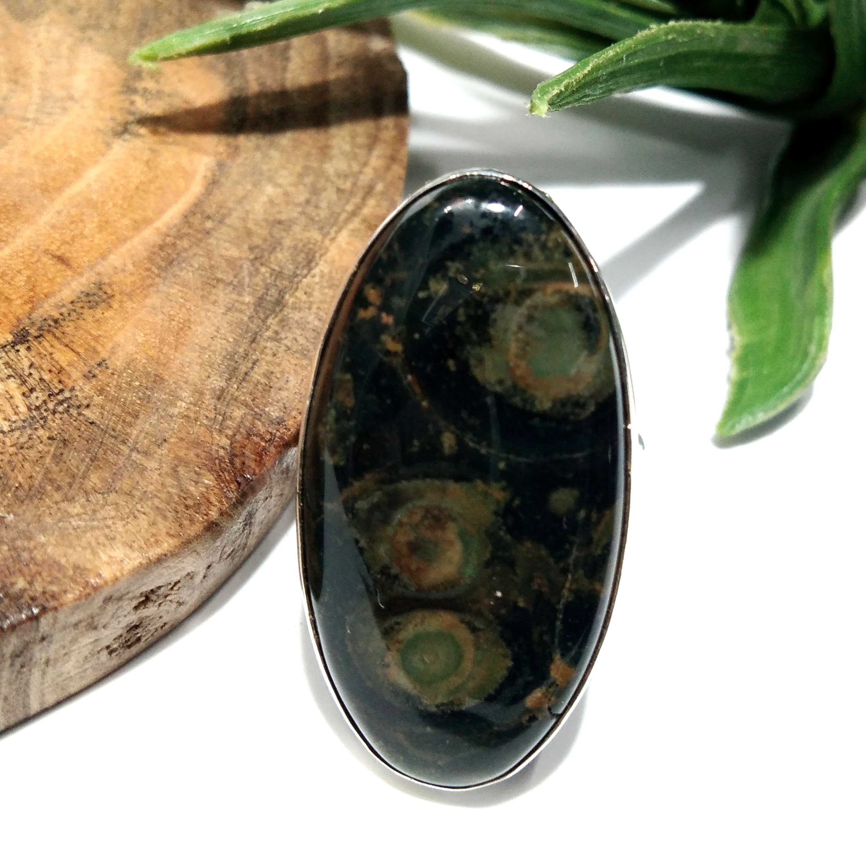 Natural Star Galaxy Jasper Gemstone Ring, 925 Solid Starling Silver Ring, Star Galaxy Stone Size 33x17 mm Handmade Ring, Gift Birthday Ring