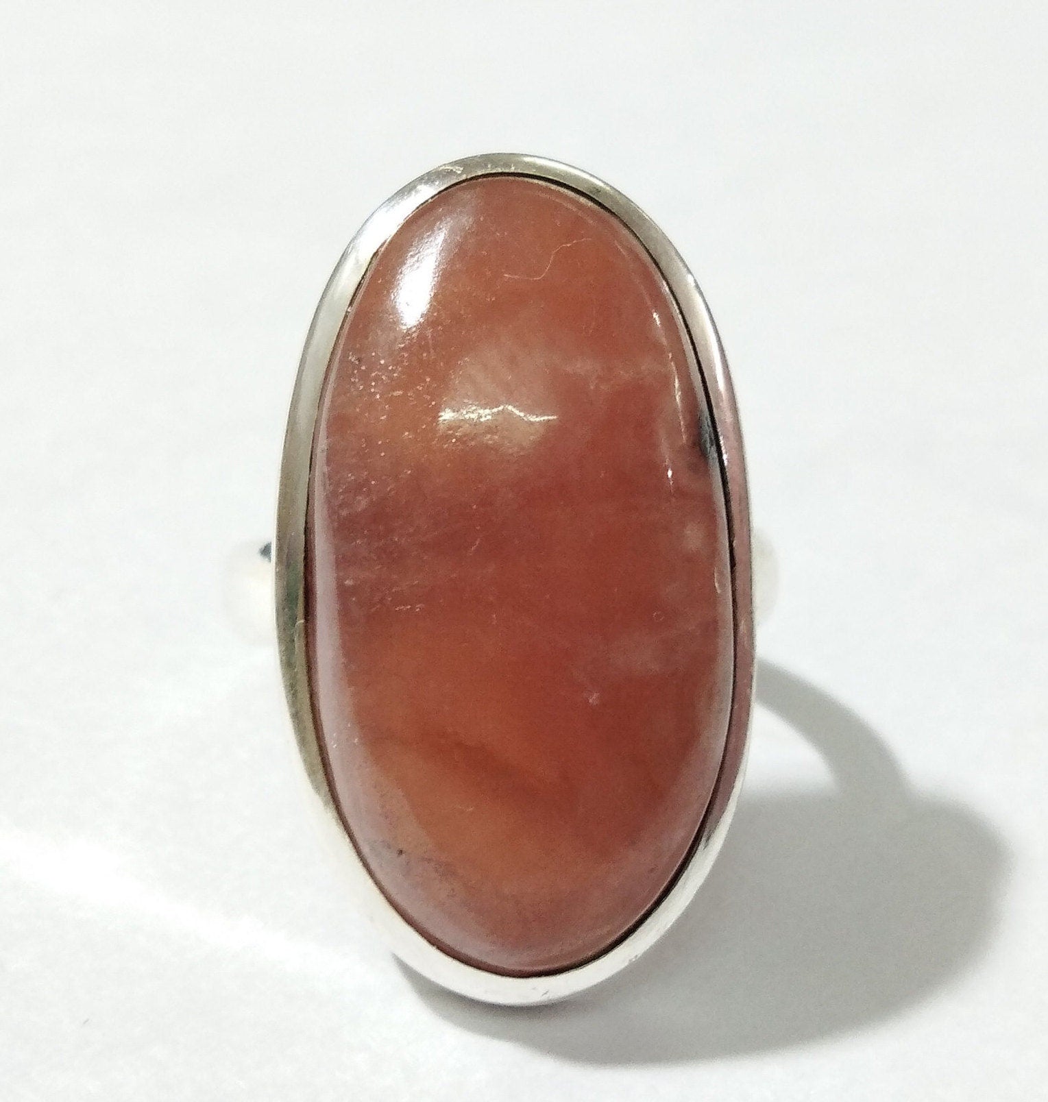 Natural Rhodochrosite Gemstone Ring, 925 Solid Starling Silver Ring, Top Quality Rhodochrosite Handmade Ring, For Gift Wedding Ring