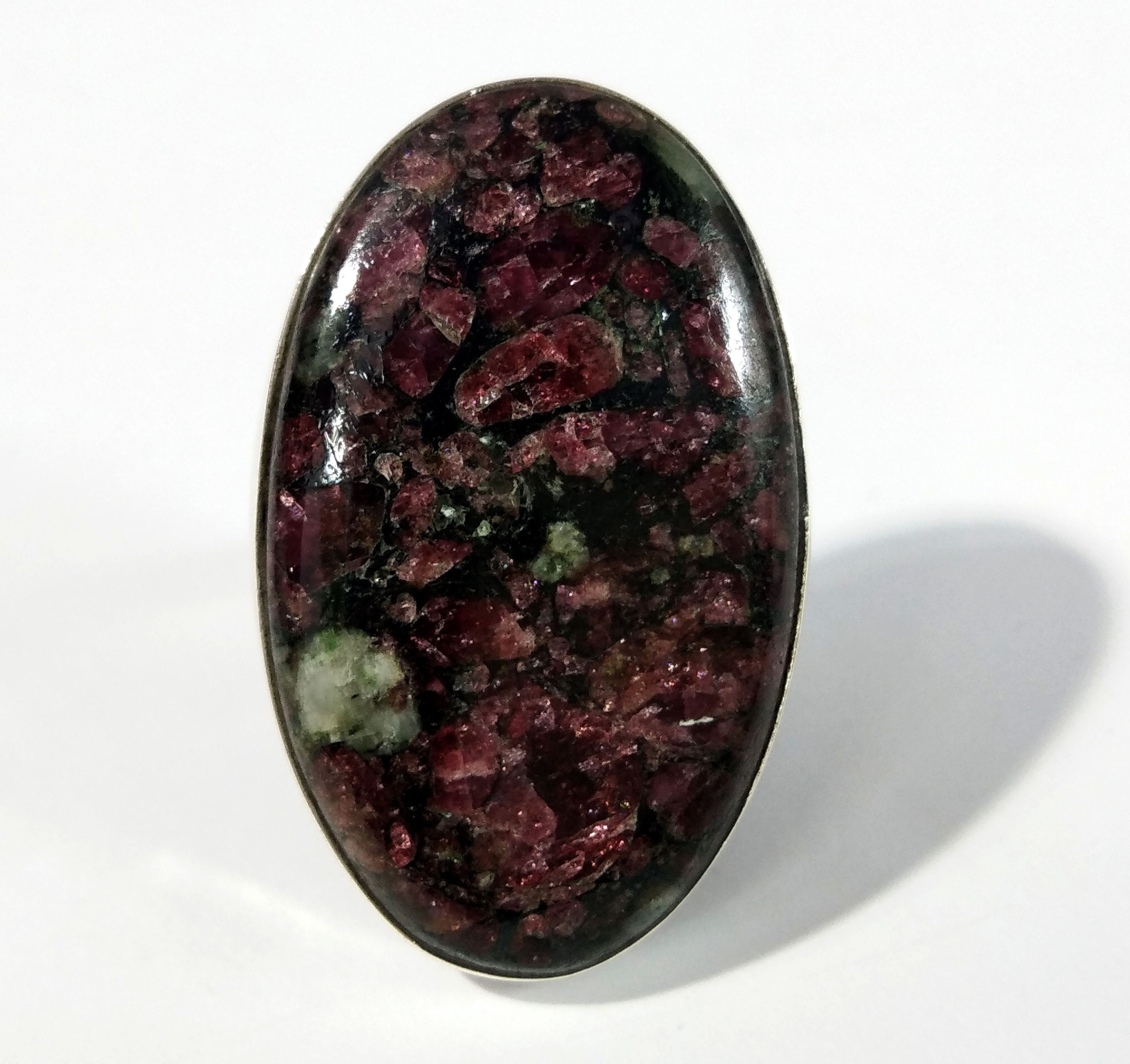 Edulite Gemstone Ring, 925 Solid Starling Silver Ring, Top A+++ Edulite Stone Ring, Stone Size 33x20 mm Silver Handmade Gift Birthday Ring