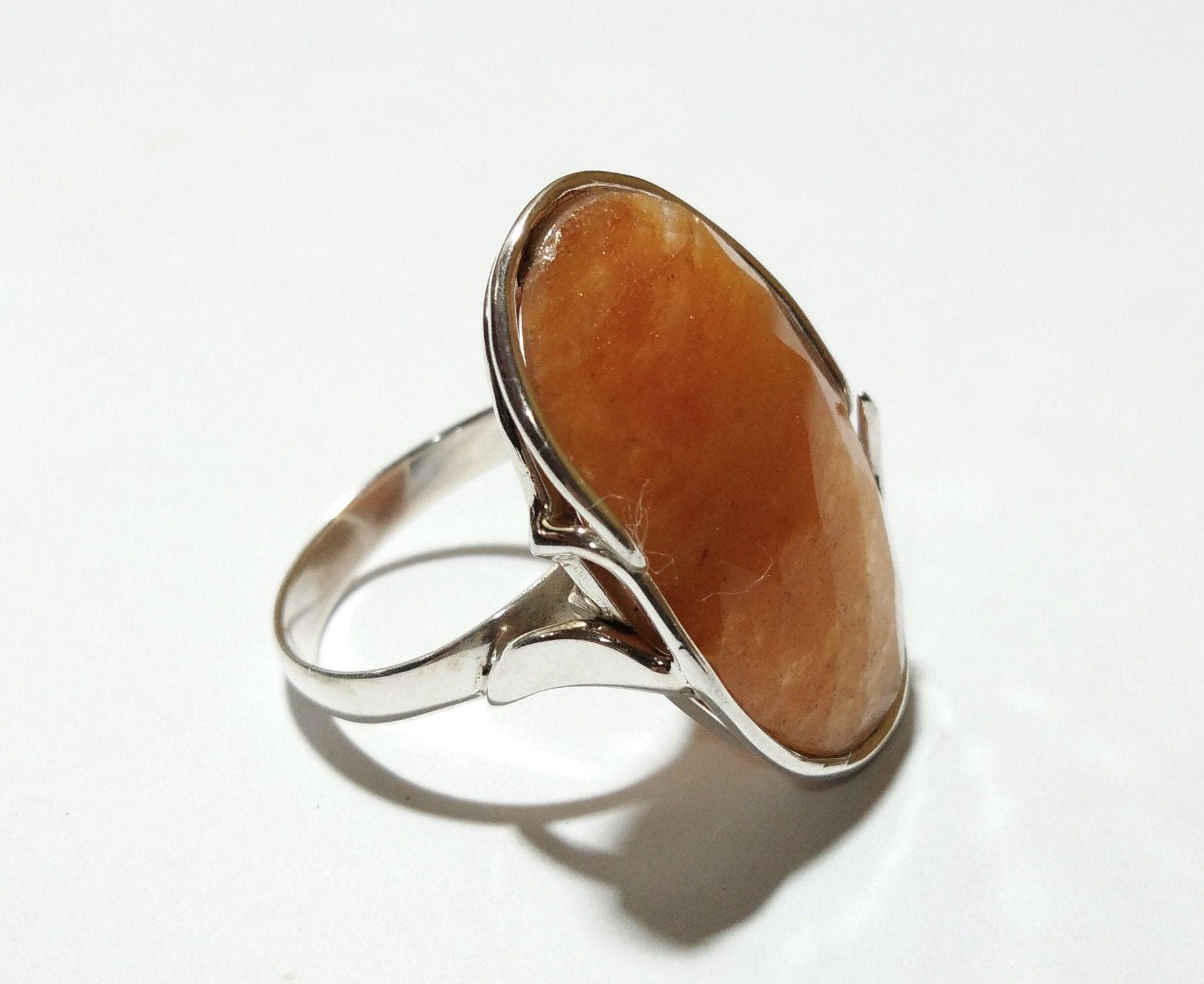 Yellow Jade Ring, 925 Starling Silver Jewelry, Yellow Jade Silver Ring, Handmade Ring, Yellow Jade Ring, For Gift Wedding Men & Women.