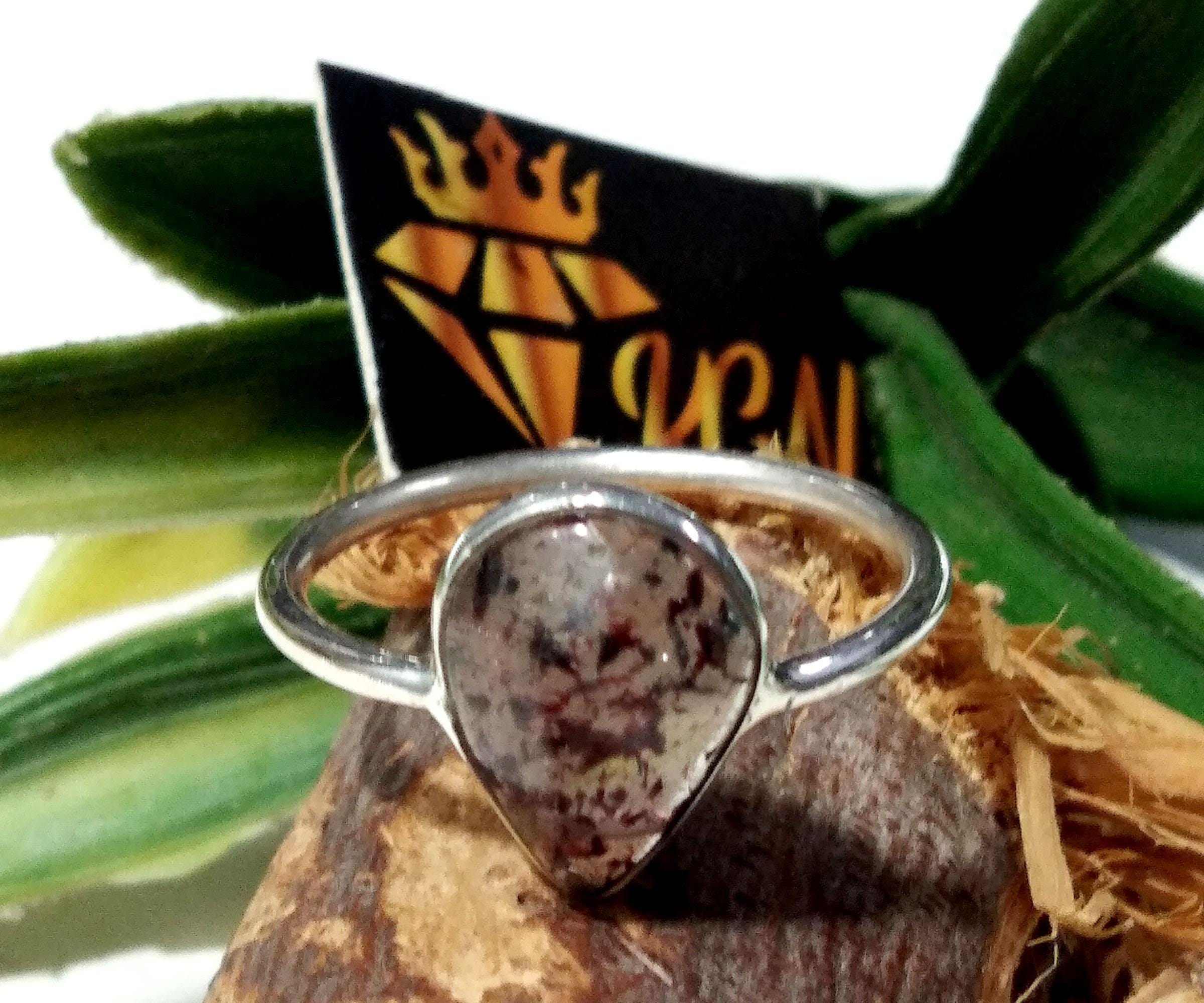 Natural Super Seven Gemstone Rings, 925 Sterling Silver Ring, Very Beautiful Super Seven Crystal Ring, Statement Ring, Gift Birthday Ring
