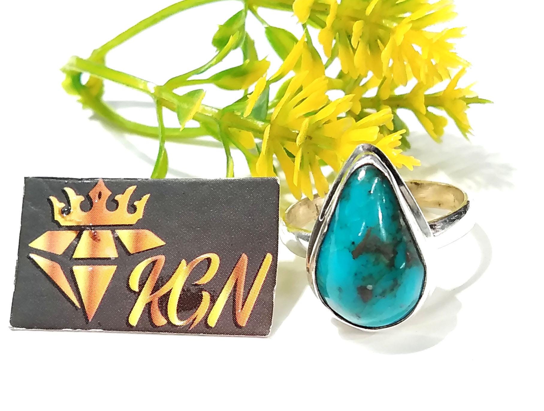 Natural High Quality Persian Turquoise Ring, 925 Sterling Silver Ring Jewelry, Gemstone Ring, Gift Birthday Ring, Handmade Jewelry Ring