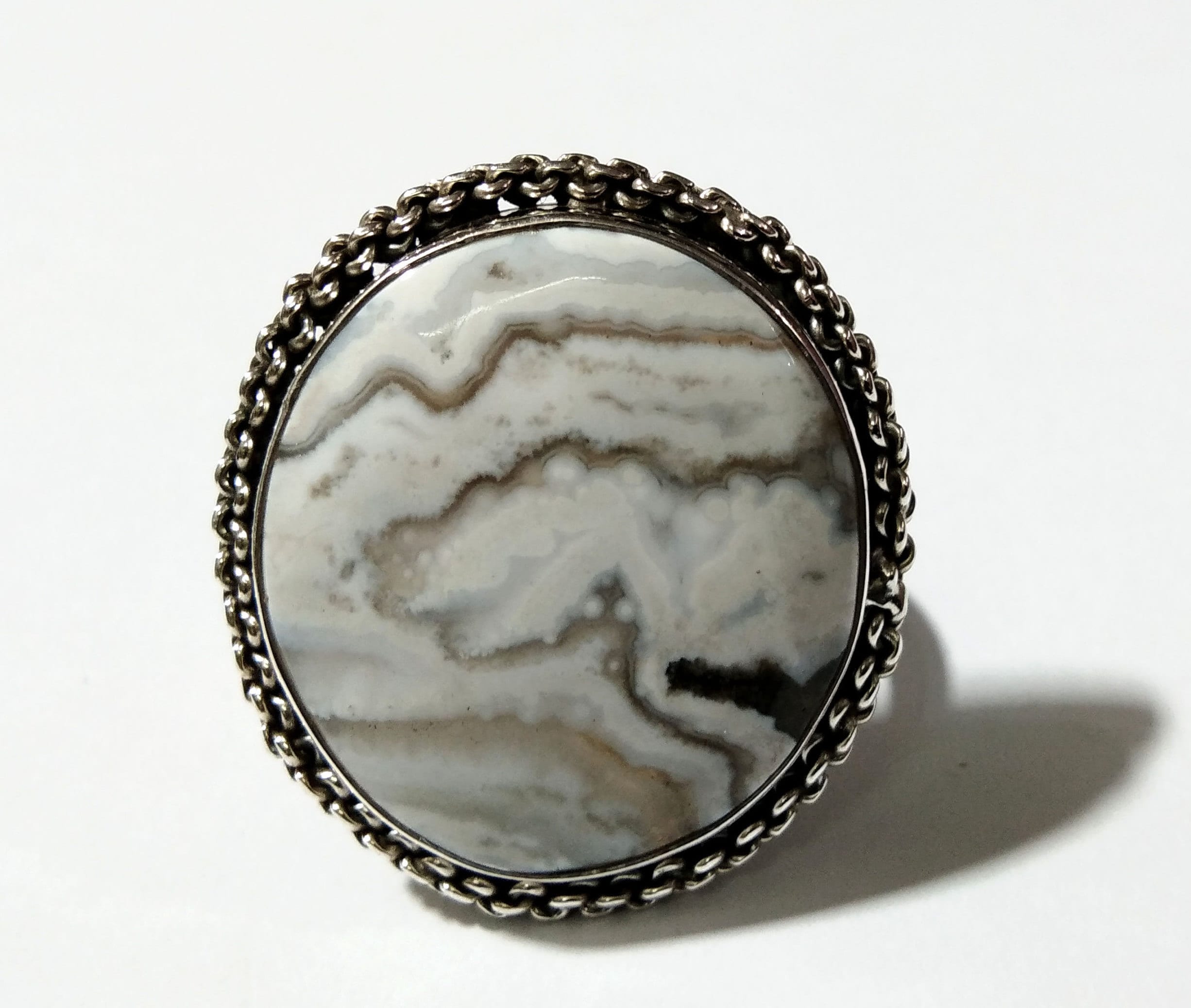 Natural Ocean Jasper Stone Ring, 925 Solid Starling Silver Ring, Handmade Ring, Amazing Design Ocean Jasper Ring, For Gift Birthday Ring