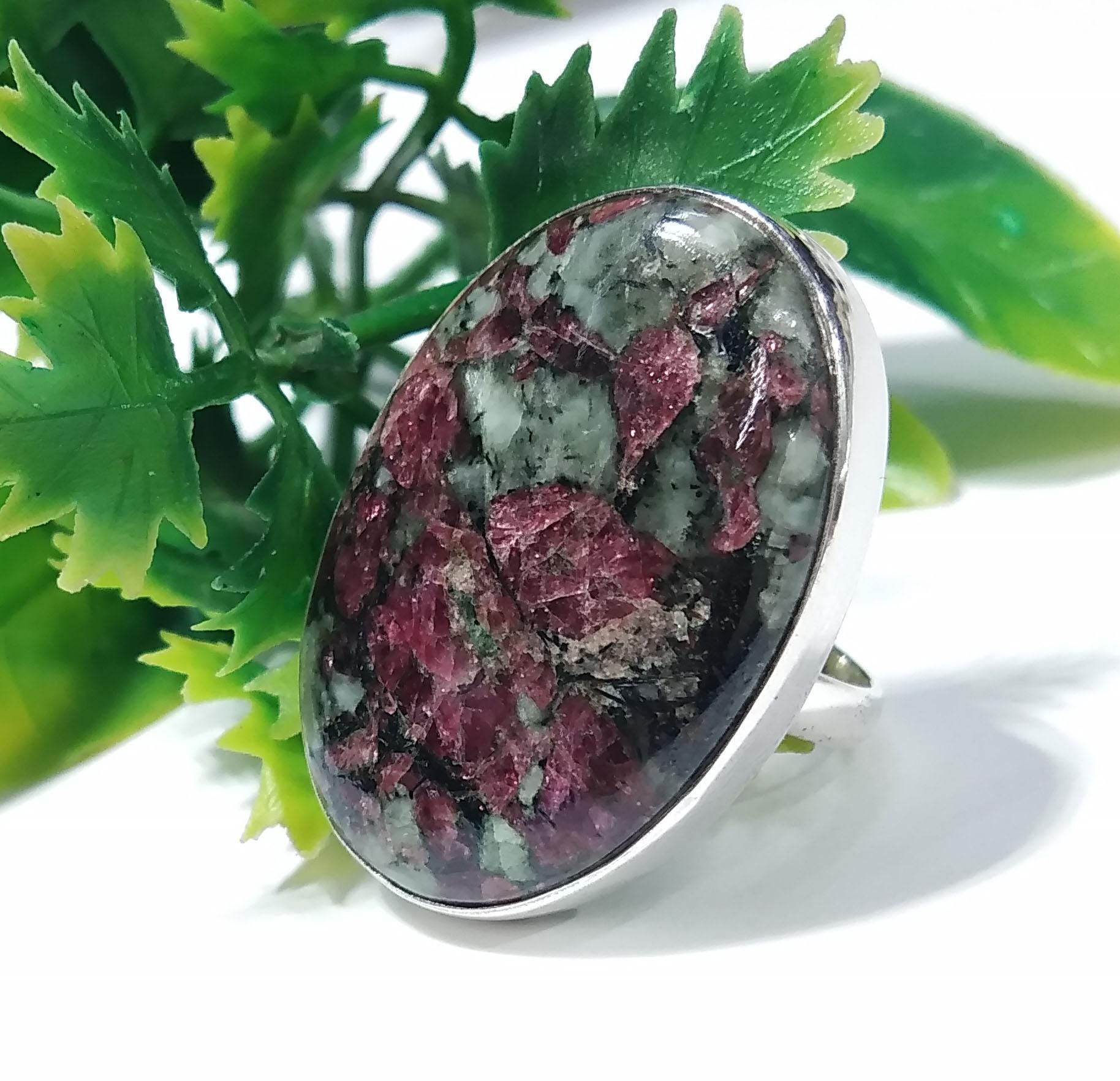 Natural Edulite Gemstone Ring, 925 Solid Sterling Silver Ring, Top Edulite Stone Size 30x20 mm Handmade Silver Ring, Gift Mother’s day Ring