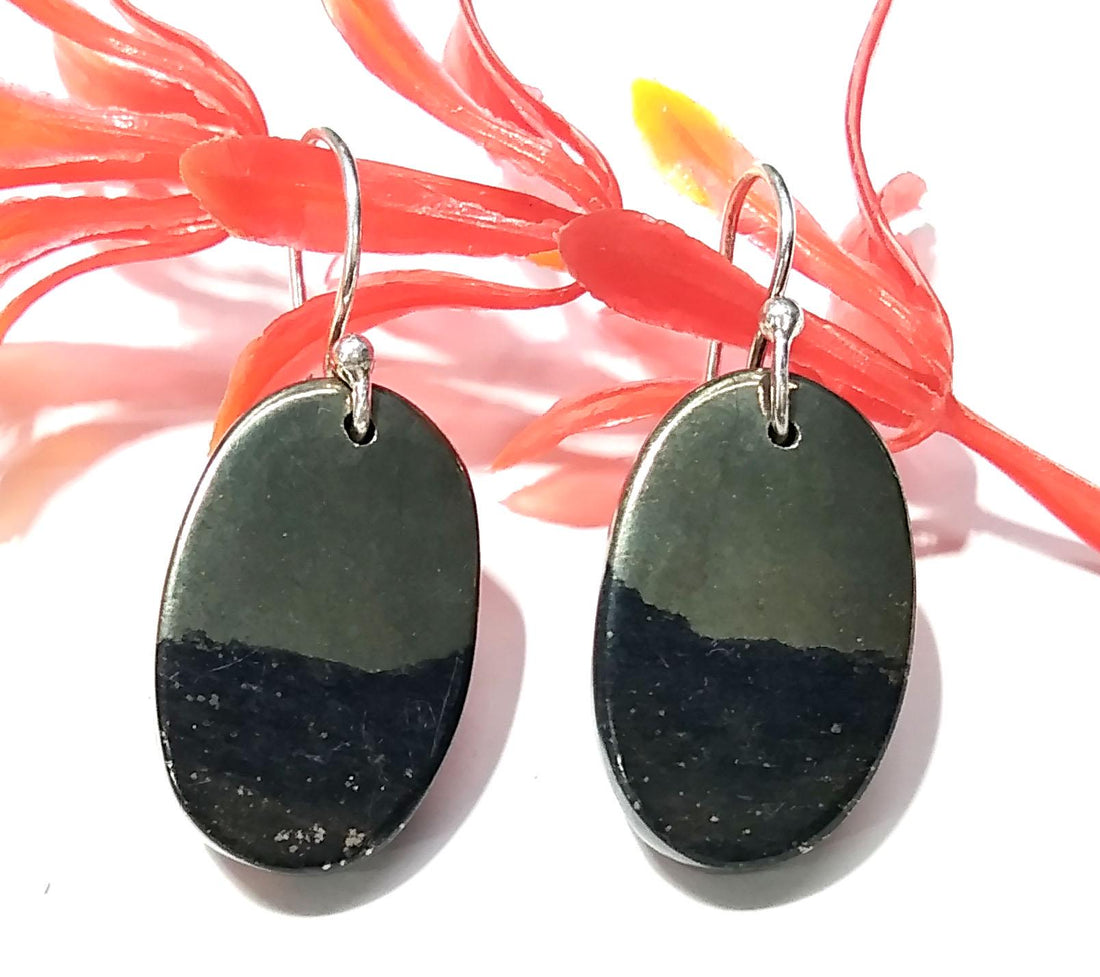 Natural Pyrite Gemstone Earring, 925 Sterling Silver Earring, Very Beautiful Golden Pyrite Earrings, Handmade Jewelry Earring, Gift For Her