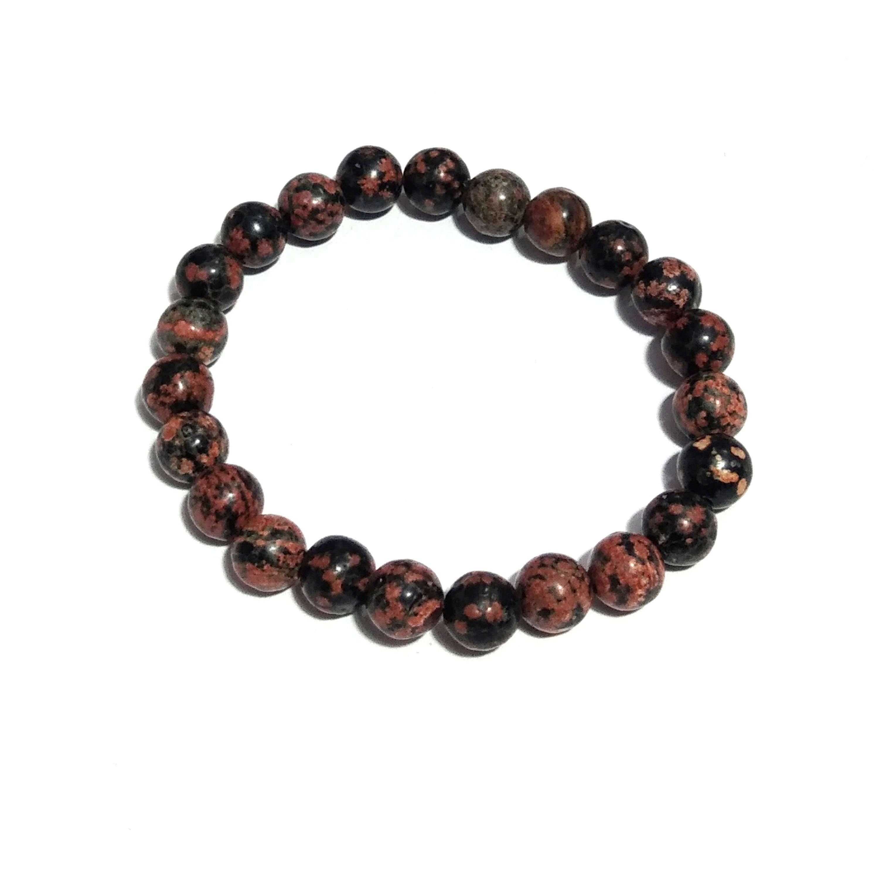 Leopard Skin Jasper Bracelet Beads Stone, Natural Skin Jasper Healing Men & Women Round Bracelet, Stone Size 8x8 mm Gift Easter day Bracelet