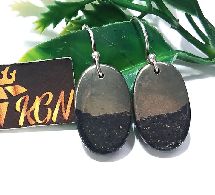 Natural Pyrite Gemstone Earring, 925 Sterling Silver Earring, Very Beautiful Golden Pyrite Earrings, Handmade Jewelry Earring, Gift For Her