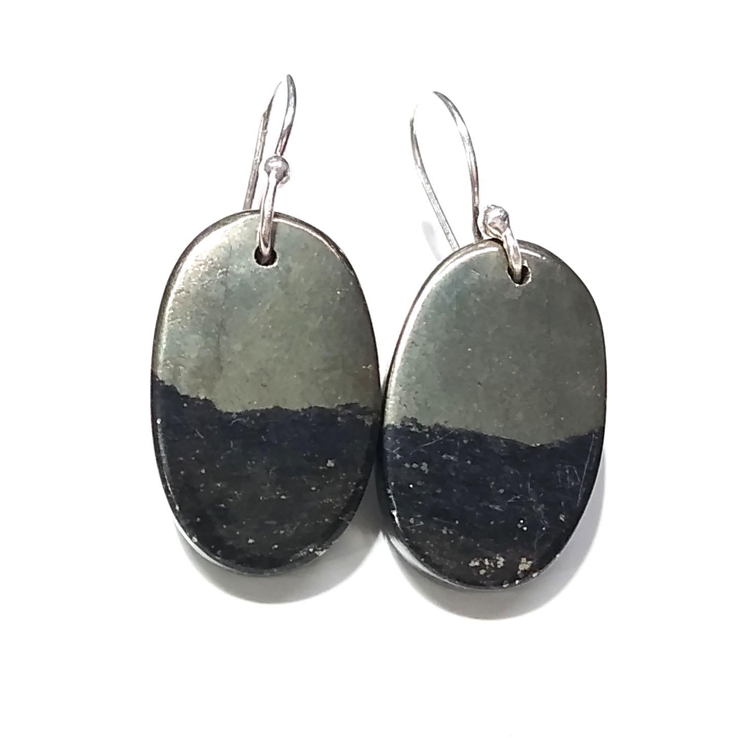 Natural Pyrite Gemstone Earring, 925 Sterling Silver Earring, Very Beautiful Golden Pyrite Earrings, Handmade Jewelry Earring, Gift For Her