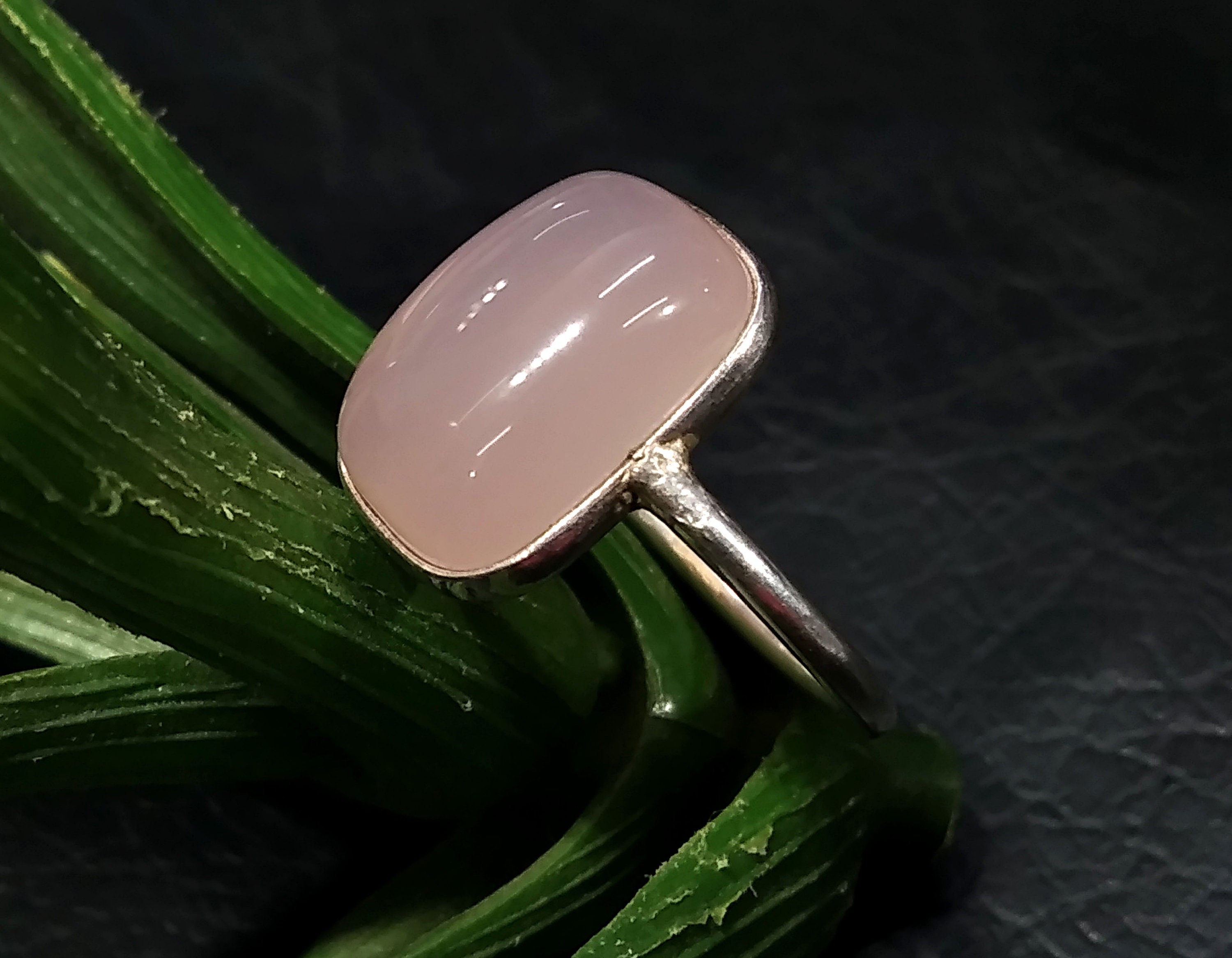 Natural Rose Quartz  Gemstone Ring, 925 Sterling Silver Ring, Beautiful Rose Quartz Stone Size 14x10mm Handmade Statement Gift Birthday Ring
