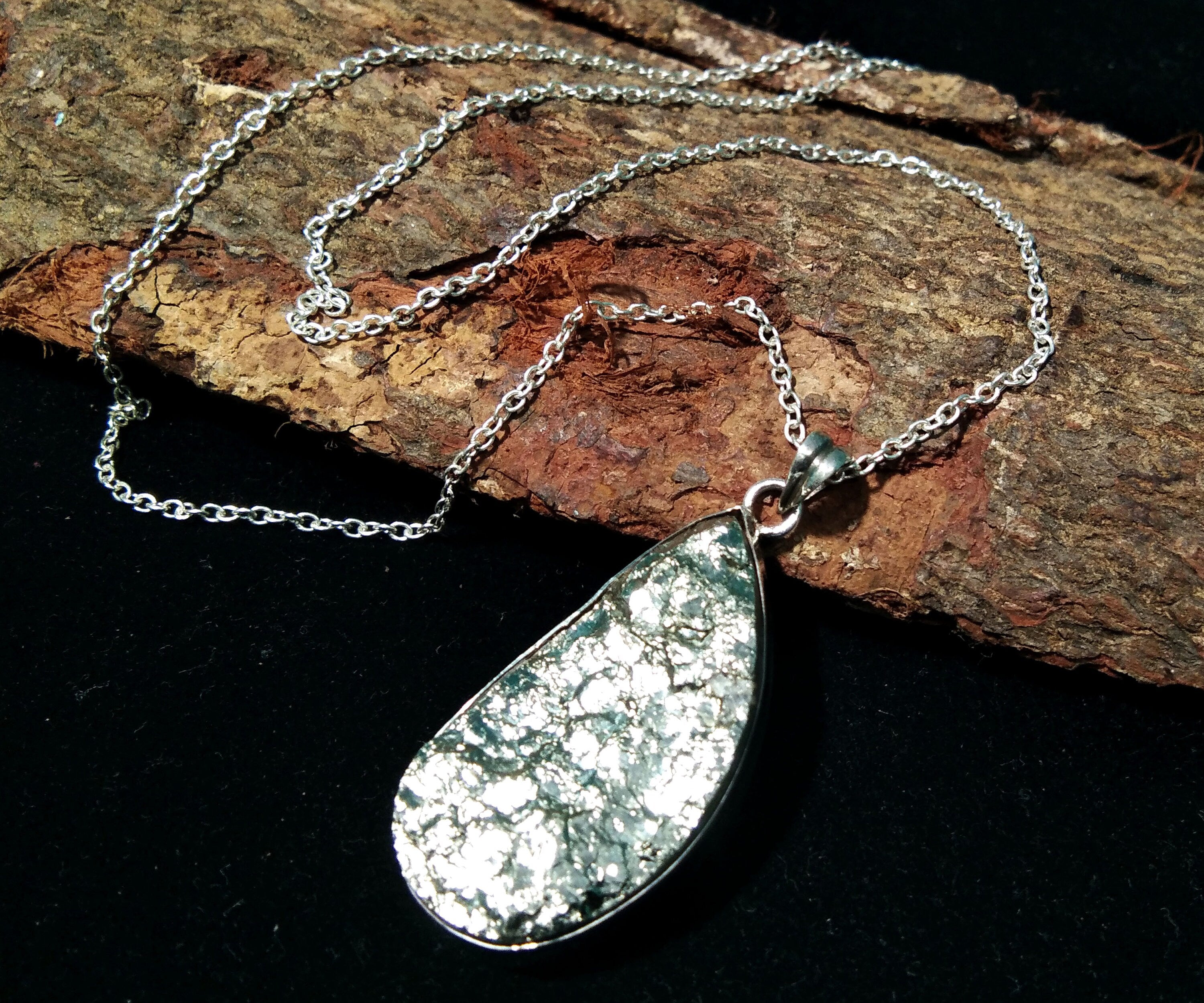 Top Quality Golden Pyrite Druzy Stone Pendant Chain Necklace, 925 Starling Silver Pendant Jewelry, Fancy Shape Handmade Jewelry Wedding Gift