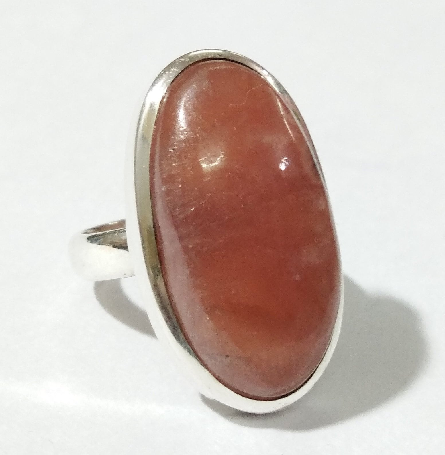 Natural Rhodochrosite Gemstone Ring, 925 Solid Starling Silver Ring, Top Quality Rhodochrosite Handmade Ring, For Gift Wedding Ring