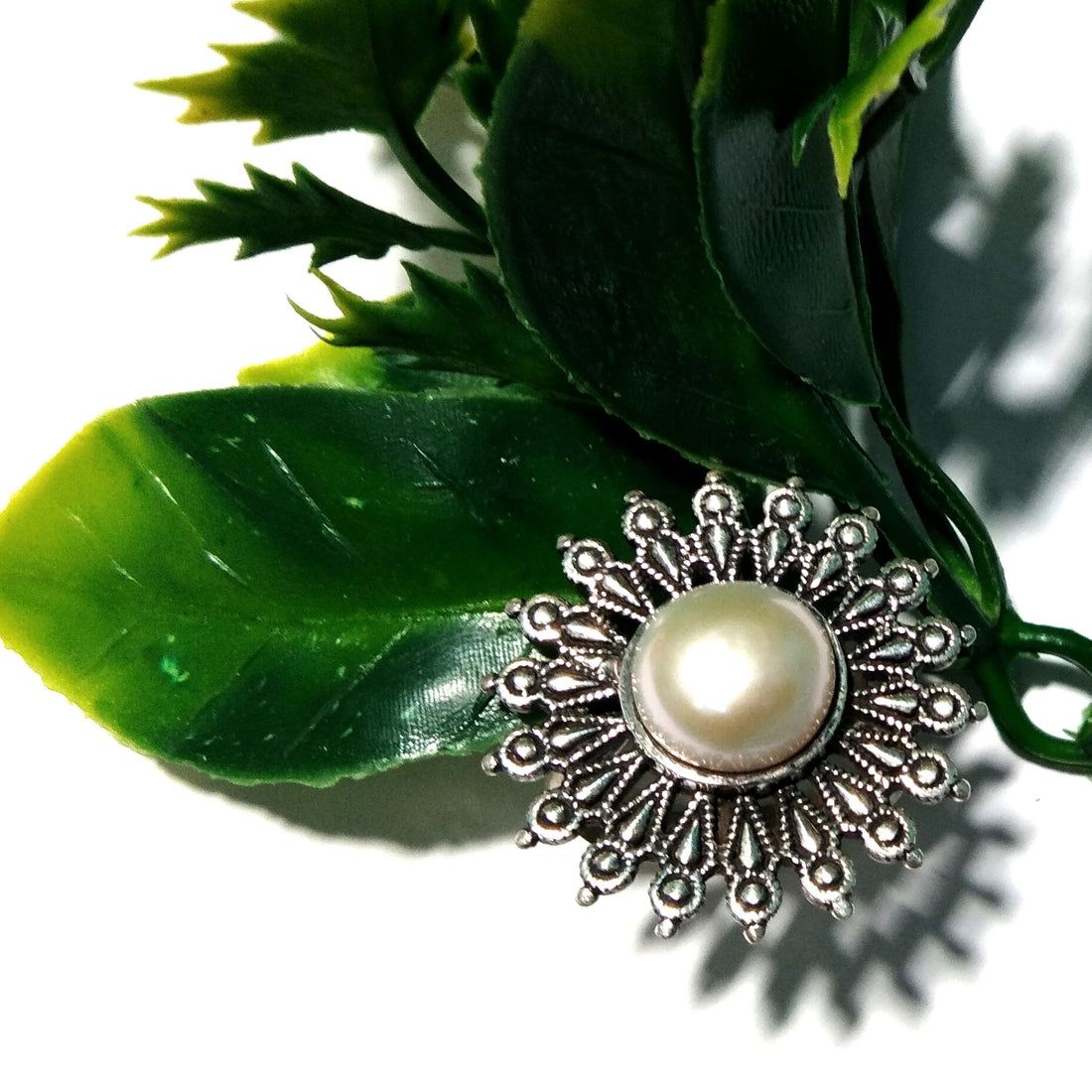 Natural Pearl Gemstone Ring, 925 Sterling Silver Ring, Very Beautiful Pearl Ring, For Girls Women, Freshwater Pearl Ring, Personalized Gifts