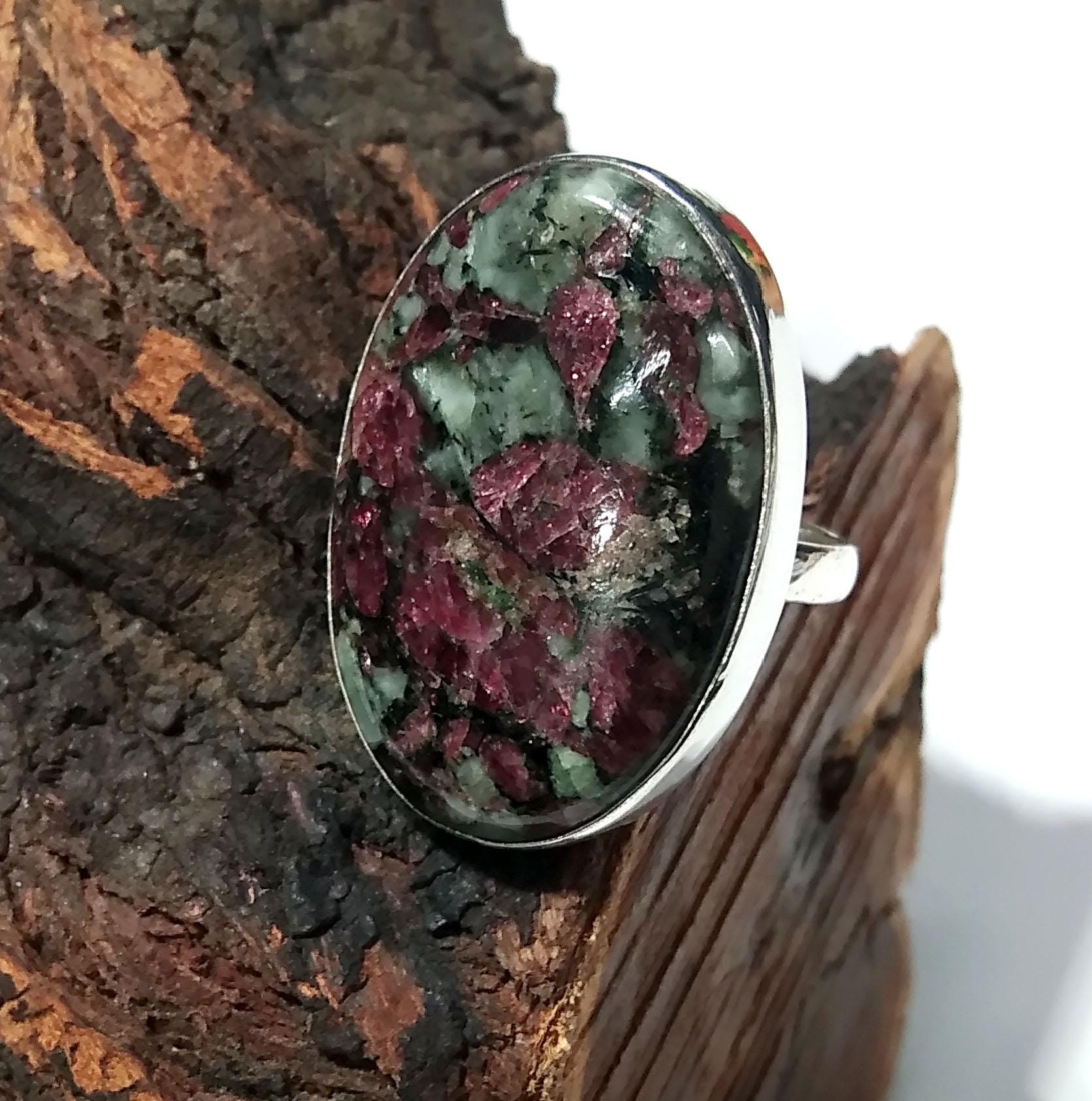 Natural Edulite Gemstone Ring, 925 Solid Sterling Silver Ring, Top Edulite Stone Size 30x20 mm Handmade Silver Ring, Gift Mother’s day Ring